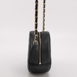 Chanel Round Clutch with Chain Quilted Caviar Mini — thumbnail 4