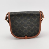 Celine Folco Bag Triomphe Coated Canvas Medium — thumbnail 5