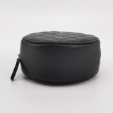 Chanel Round Clutch with Chain Quilted Caviar Mini — thumbnail 6