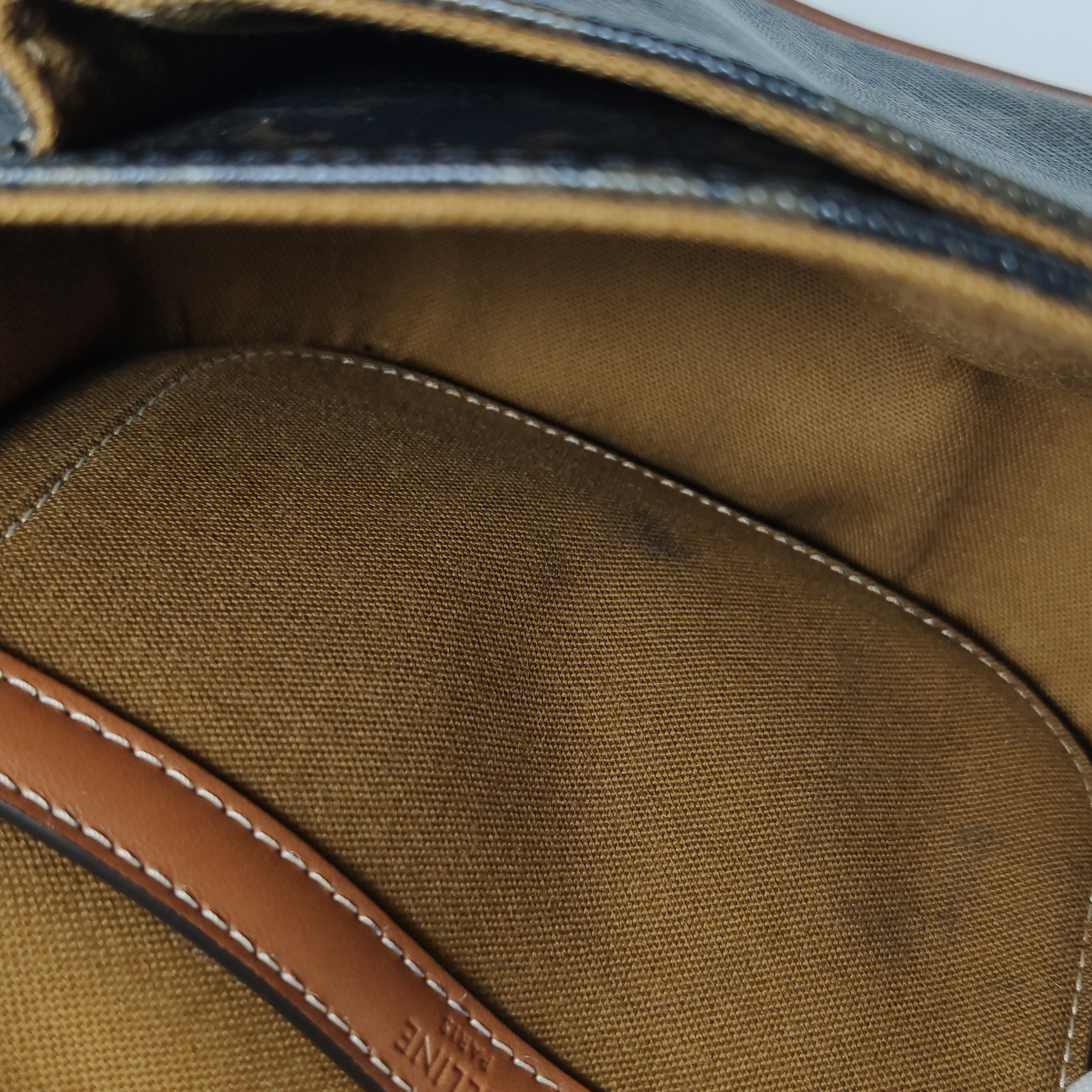 Celine Folco Bag Triomphe Coated Canvas Medium — photo 8 of 24