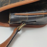 Celine Folco Bag Triomphe Coated Canvas Medium — thumbnail 12