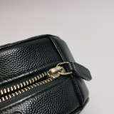 Chanel Round Clutch with Chain Quilted Caviar Mini — thumbnail 10