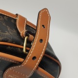 Celine Folco Bag Triomphe Coated Canvas Medium — thumbnail 13