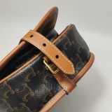 Celine Folco Bag Triomphe Coated Canvas Medium — thumbnail 15