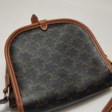 Celine Folco Bag Triomphe Coated Canvas Medium — thumbnail 20