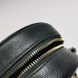Chanel Round Clutch with Chain Quilted Caviar Mini — thumbnail 7