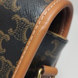 Celine Folco Bag Triomphe Coated Canvas Medium — thumbnail 17