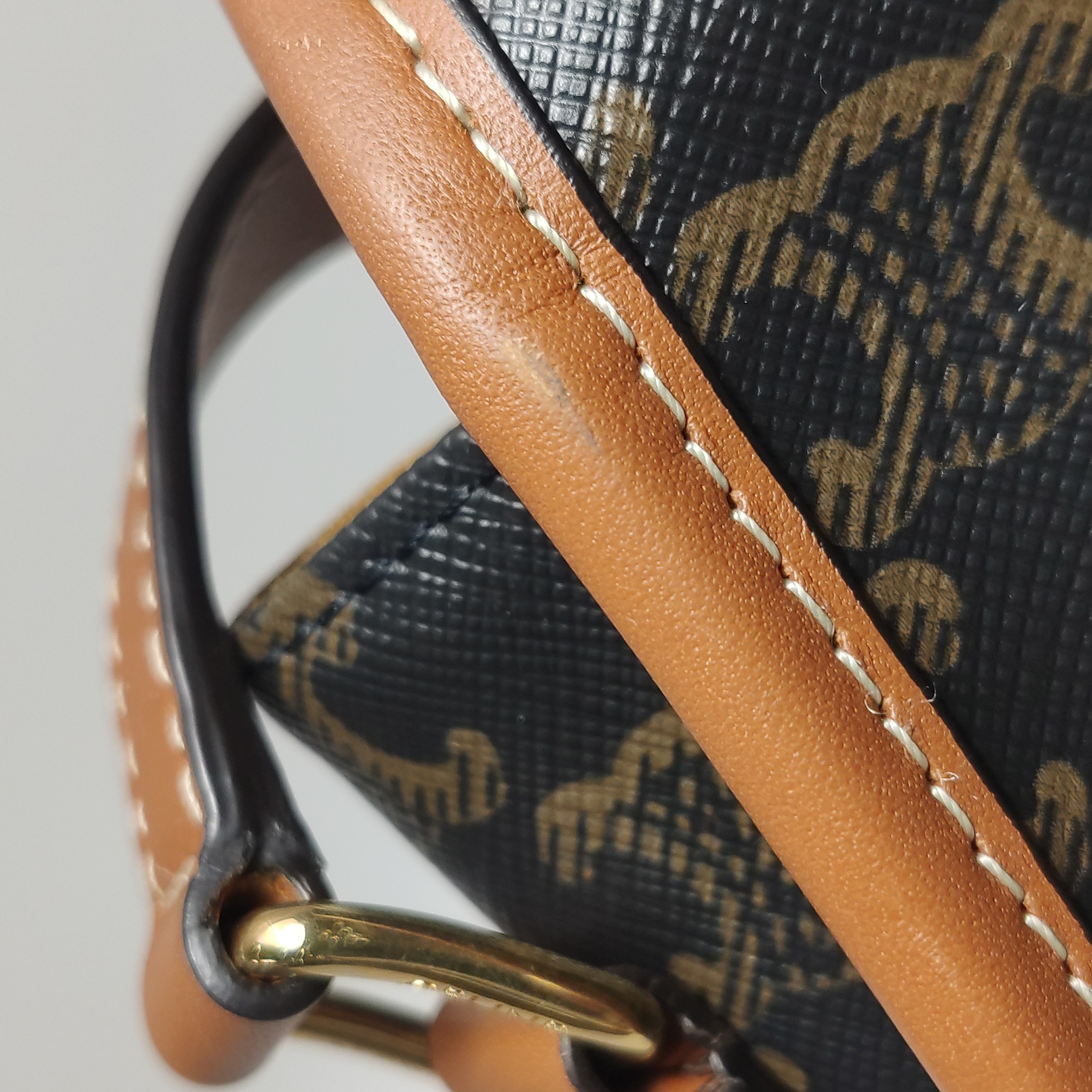 Celine Folco Bag Triomphe Coated Canvas Medium — photo 19 of 24