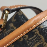 Celine Folco Bag Triomphe Coated Canvas Medium — thumbnail 19
