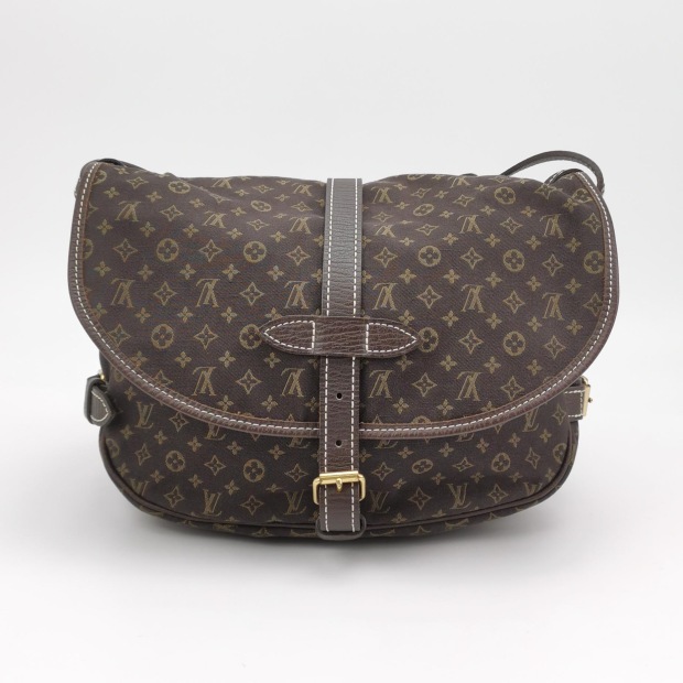 Louis Vuitton(LV) Saumur Handbag Mini Lin 30 — pre-owned, Vierlot