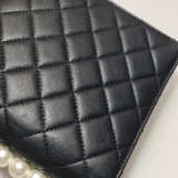 Chanel Chic Pearls Flap Clutch with Chain Quilted Goatskin Mini — thumbnail 8
