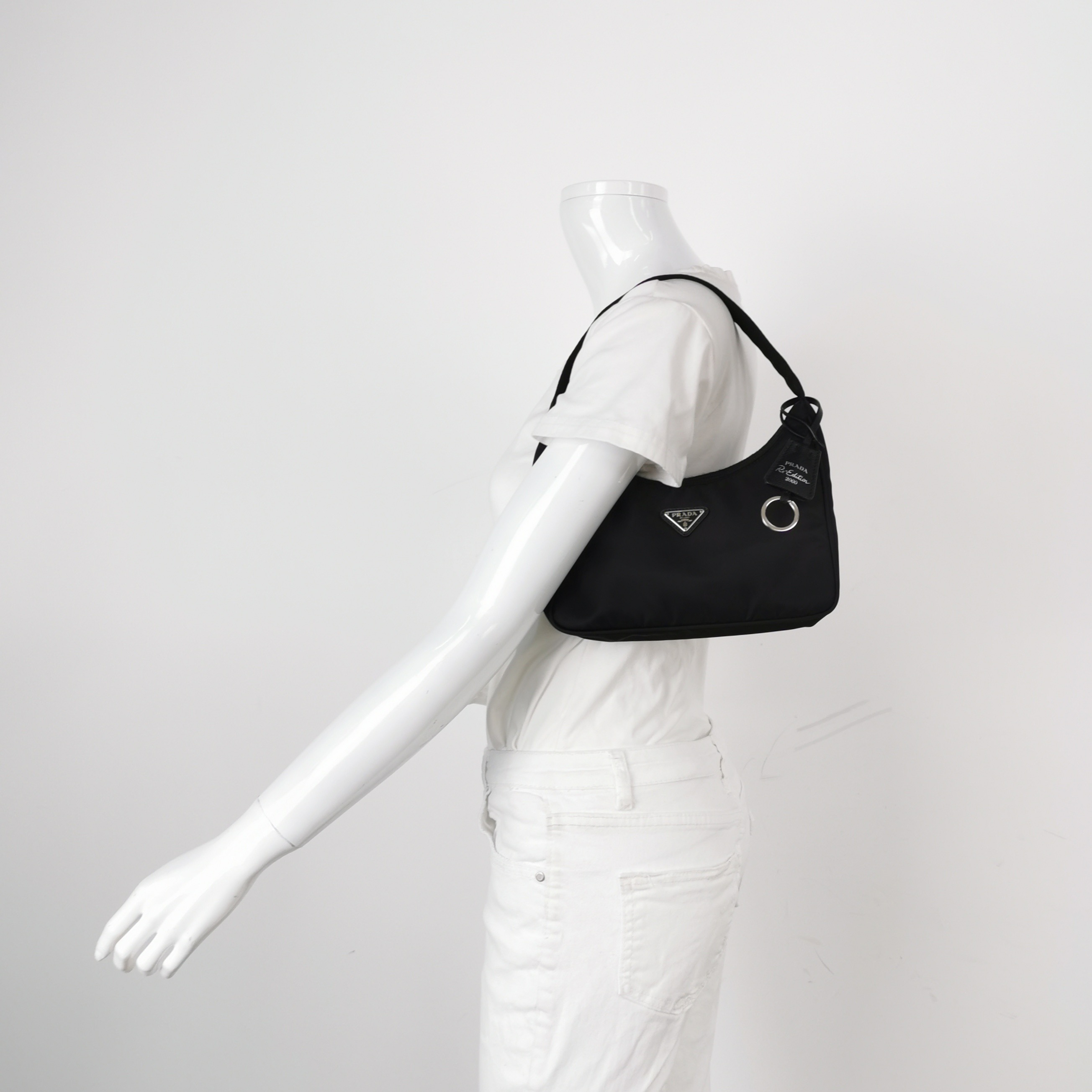Prada Re-Edition 2000 Hobo Tessuto Mini — alternate view