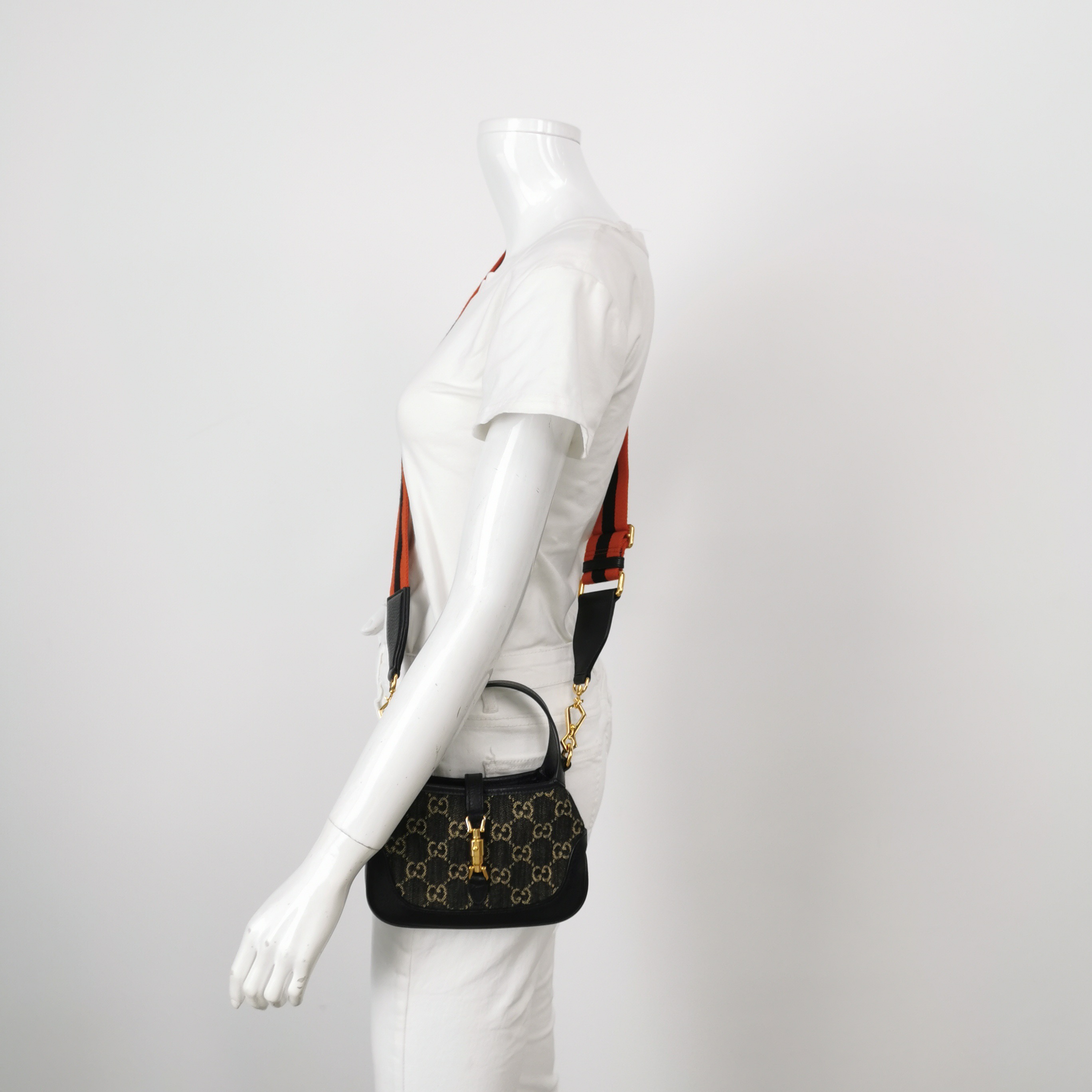 Gucci Jackie 1961 Hobo GG Denim Mini — alternate view