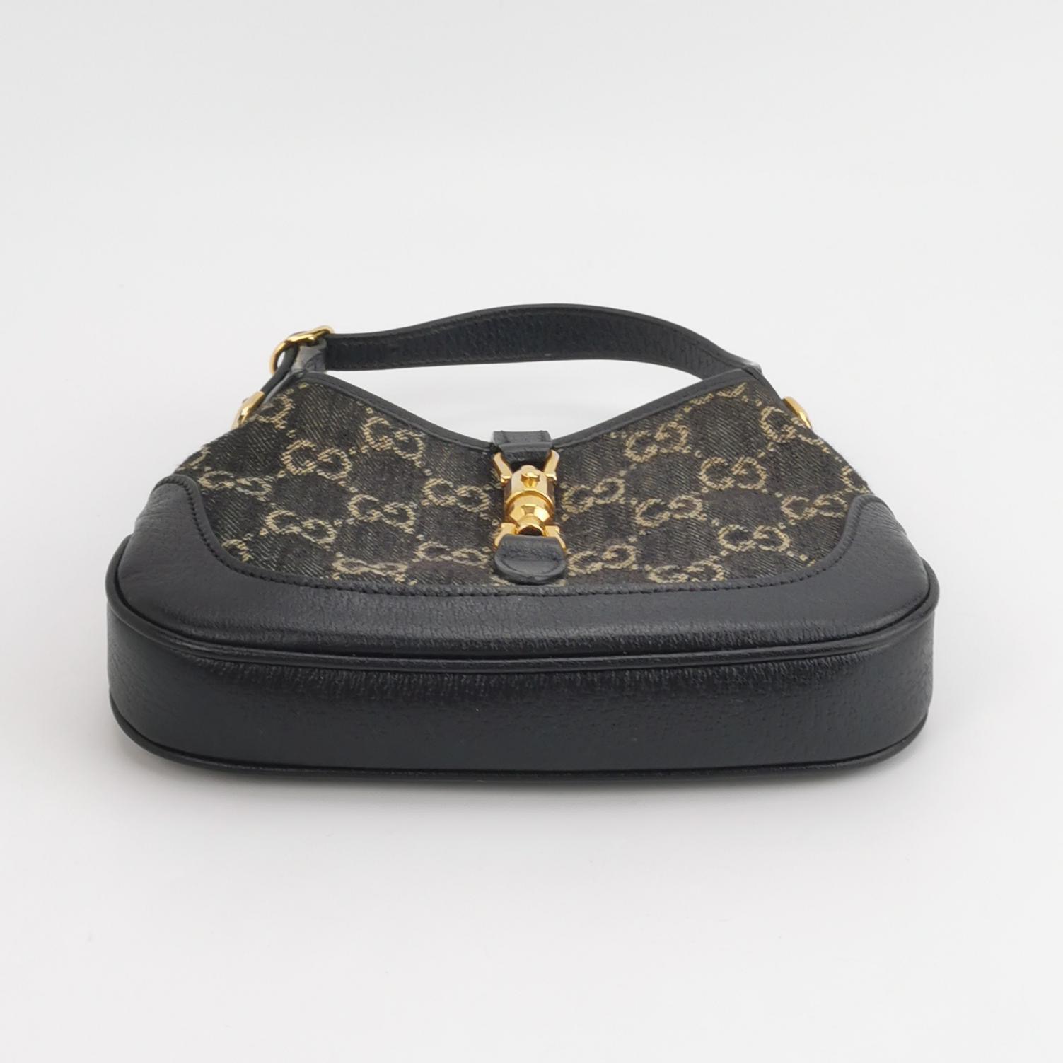 Gucci Jackie 1961 Hobo GG Denim Mini — photo 6 of 25