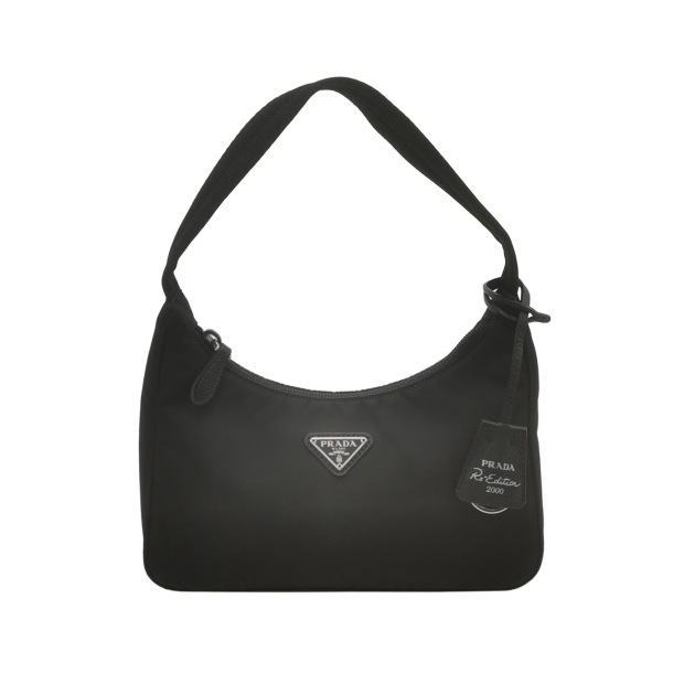 Prada Re-Edition 2000 Hobo Tessuto Mini — pre-owned, Vierlot