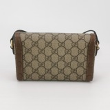 Gucci Horsebit 1955 Flap Crossbody Bag GG Coated Canvas Mini — thumbnail 5