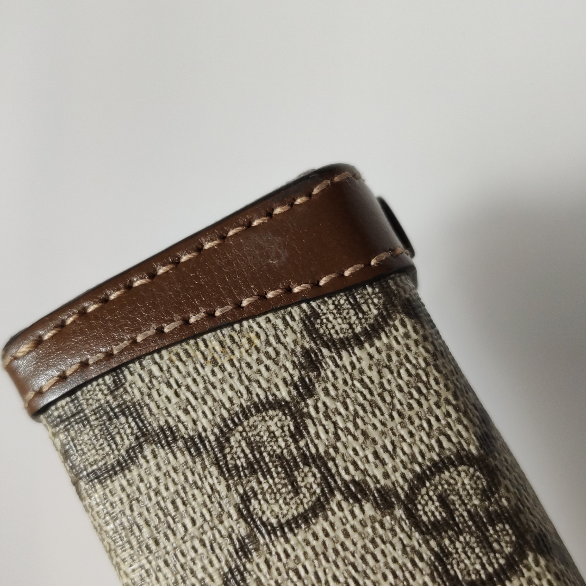 Gucci Horsebit 1955 Flap Crossbody Bag GG Coated Canvas Mini — photo 15 of 17