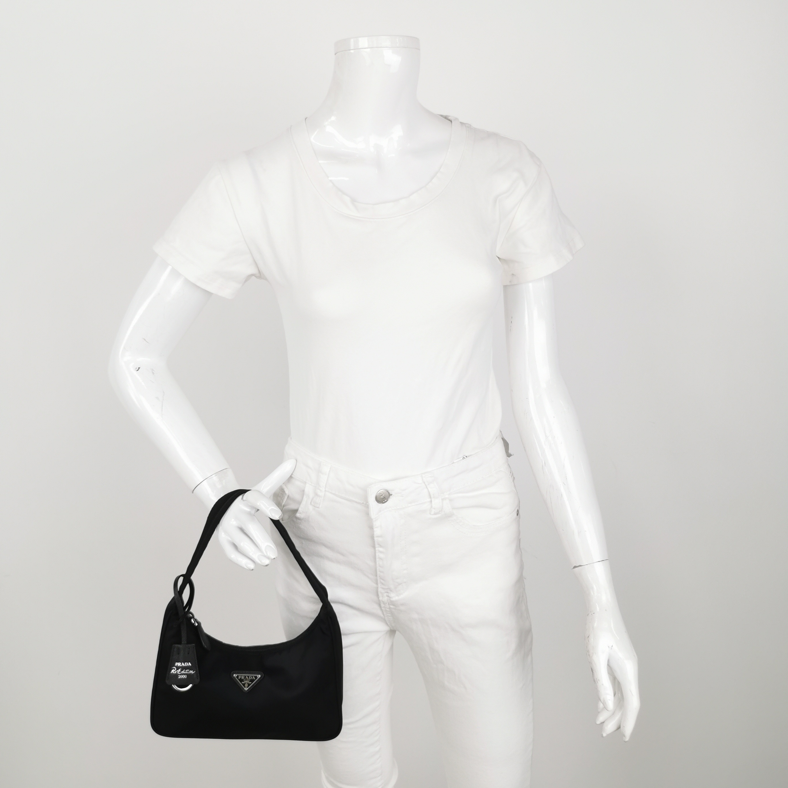 Prada Re-Edition 2000 Hobo Tessuto Mini — alternate view