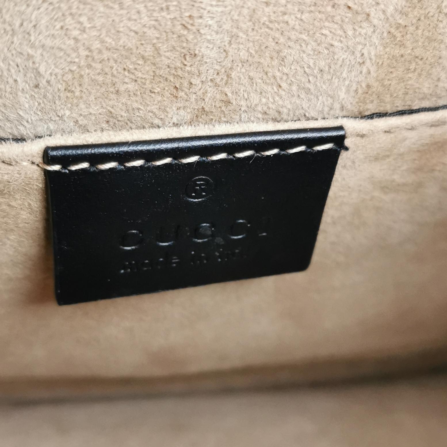  Gucci Sylvie Top Handle Bag Leather Mini — photo 7 of 17