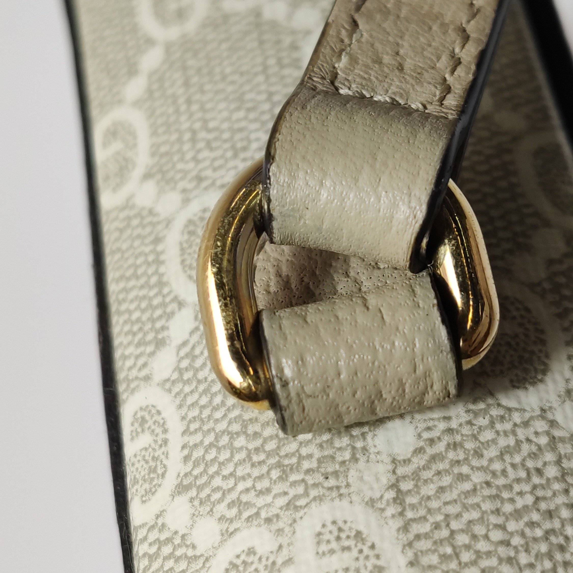 Gucci Horsebit 1955 Flap Crossbody Bag GG Coated Canvas Mini — photo 13 of 22