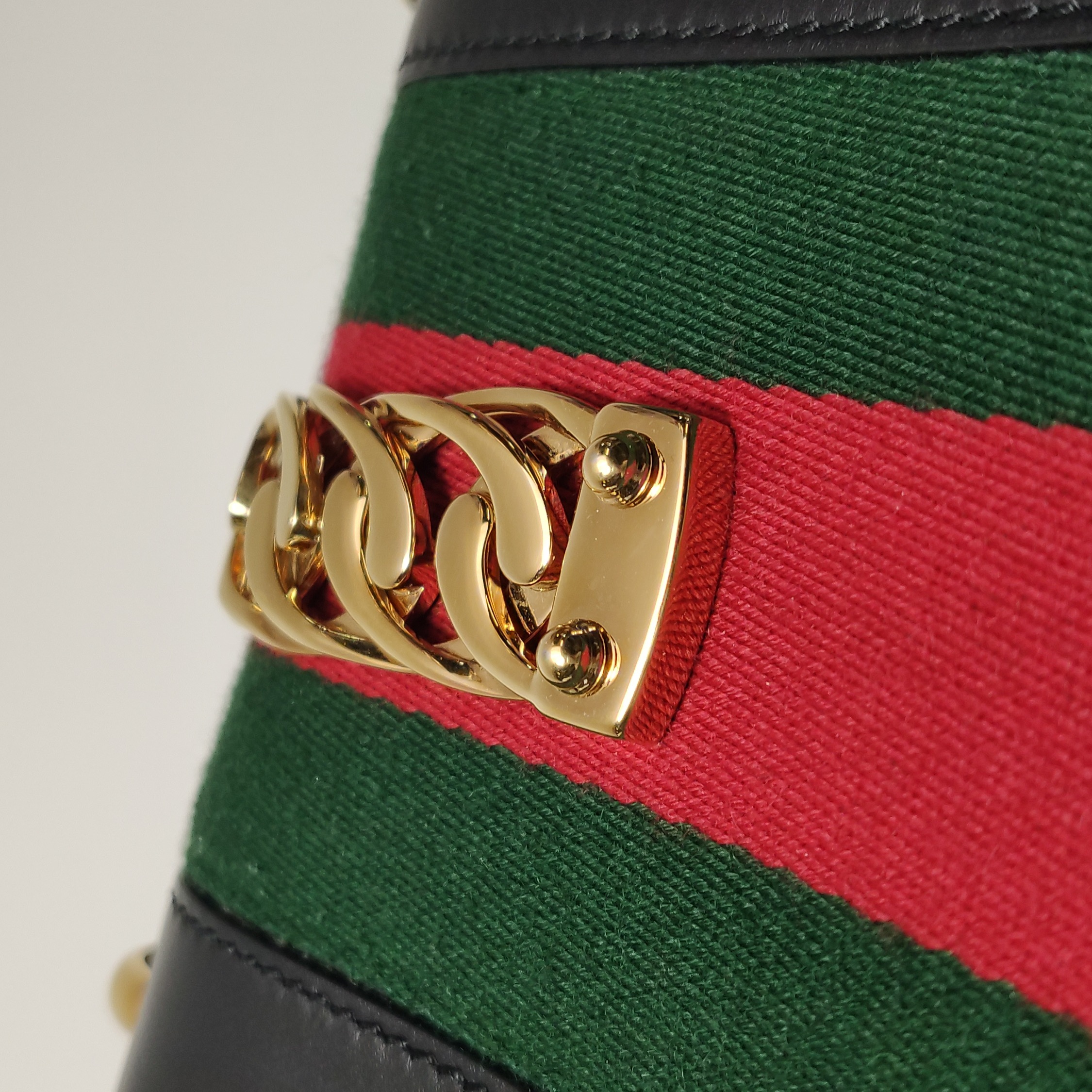  Gucci Sylvie Top Handle Bag Leather Mini — photo 10 of 17