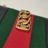  Gucci Sylvie Top Handle Bag Leather Mini — thumbnail 10