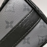 Louis Vuitton(LV) Keepall Bandouliere Bag Reverse Monogram Eclipse Canvas 25 — thumbnail 12