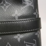 Louis Vuitton(LV) Keepall Bandouliere Bag Reverse Monogram Eclipse Canvas 25 — thumbnail 15