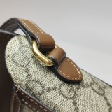 Gucci Horsebit 1955 Flap Crossbody Bag GG Coated Canvas Mini — thumbnail 18