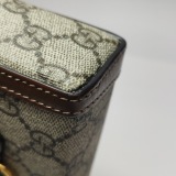 Gucci Horsebit 1955 Flap Crossbody Bag GG Coated Canvas Mini — thumbnail 12