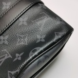 Louis Vuitton(LV) Keepall Bandouliere Bag Reverse Monogram Eclipse Canvas 25 — thumbnail 11