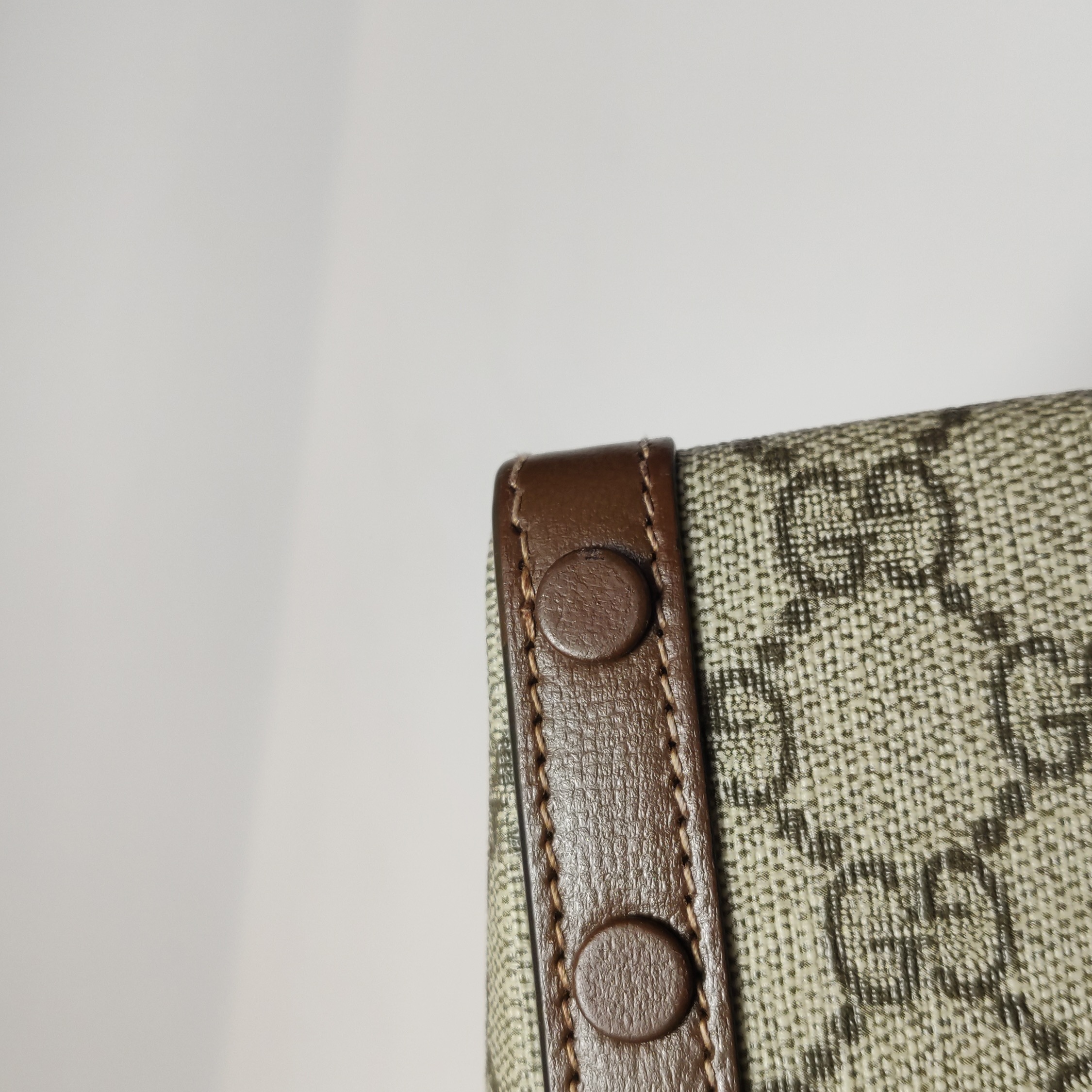 Gucci Horsebit 1955 Flap Crossbody Bag GG Coated Canvas Mini — photo 14 of 23