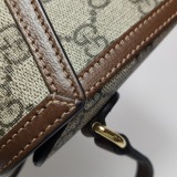 Gucci Horsebit 1955 Flap Crossbody Bag GG Coated Canvas Mini — thumbnail 19
