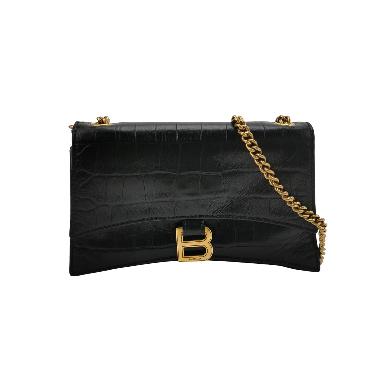 Balenciaga Crush Chain Flap Bag Leather Small