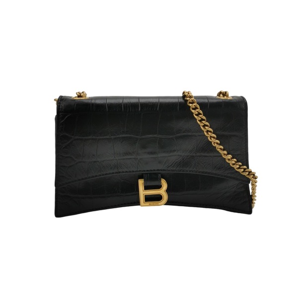 Balenciaga Crush Chain Flap Bag Leather Small — pre-owned, Vierlot