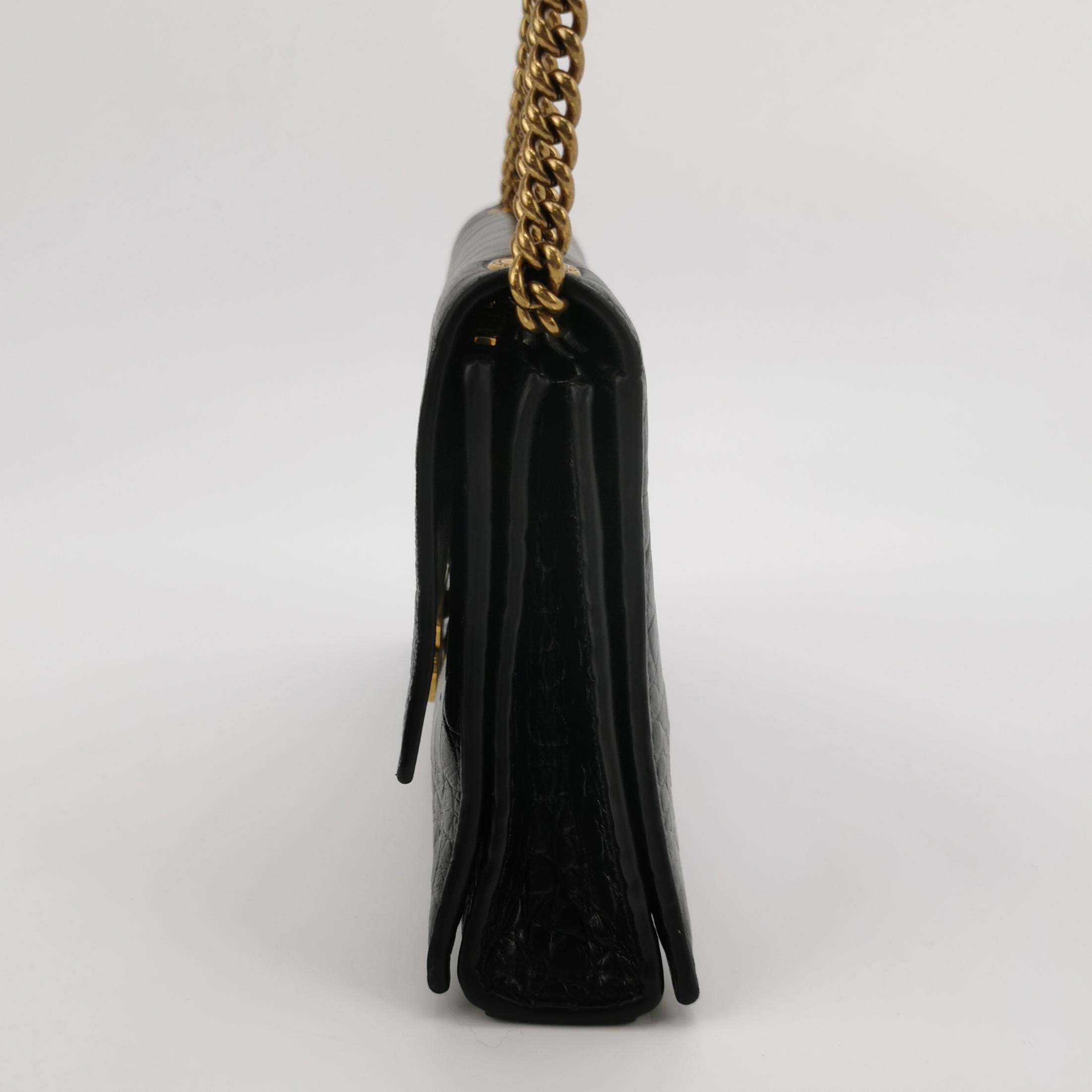 Balenciaga Crush Chain Flap Bag Leather Small