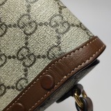 Gucci Horsebit 1955 Flap Crossbody Bag GG Coated Canvas Mini — thumbnail 21