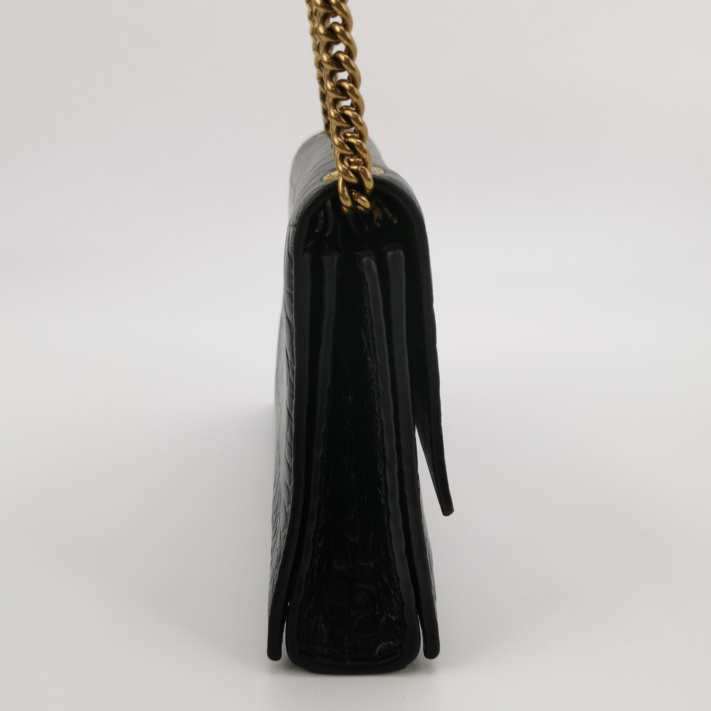 Balenciaga Crush Chain Flap Bag Leather Small
