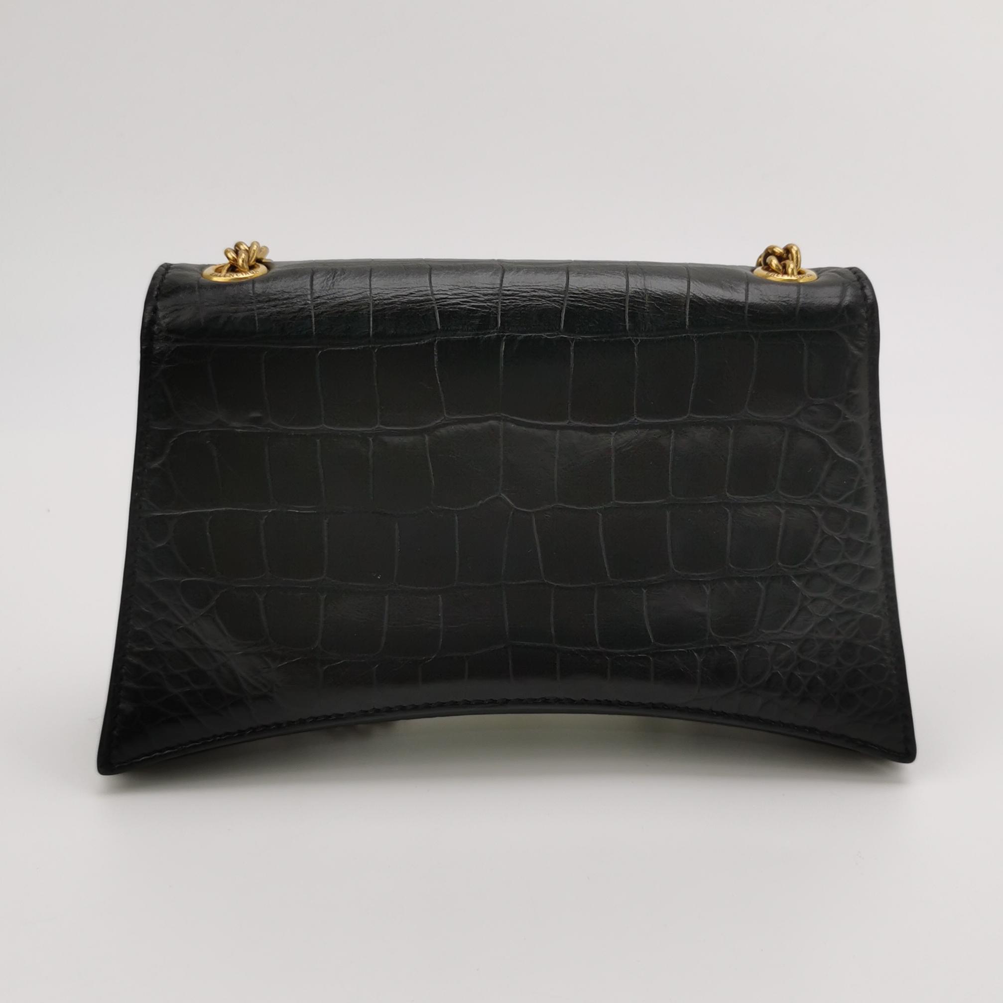 Balenciaga Crush Chain Flap Bag Leather Small