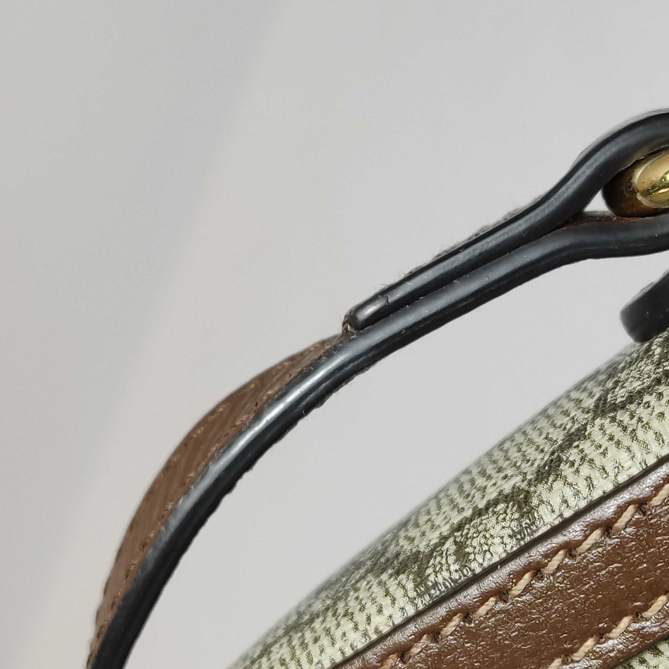 Gucci Horsebit 1955 Flap Crossbody Bag GG Coated Canvas Mini — photo 22 of 23