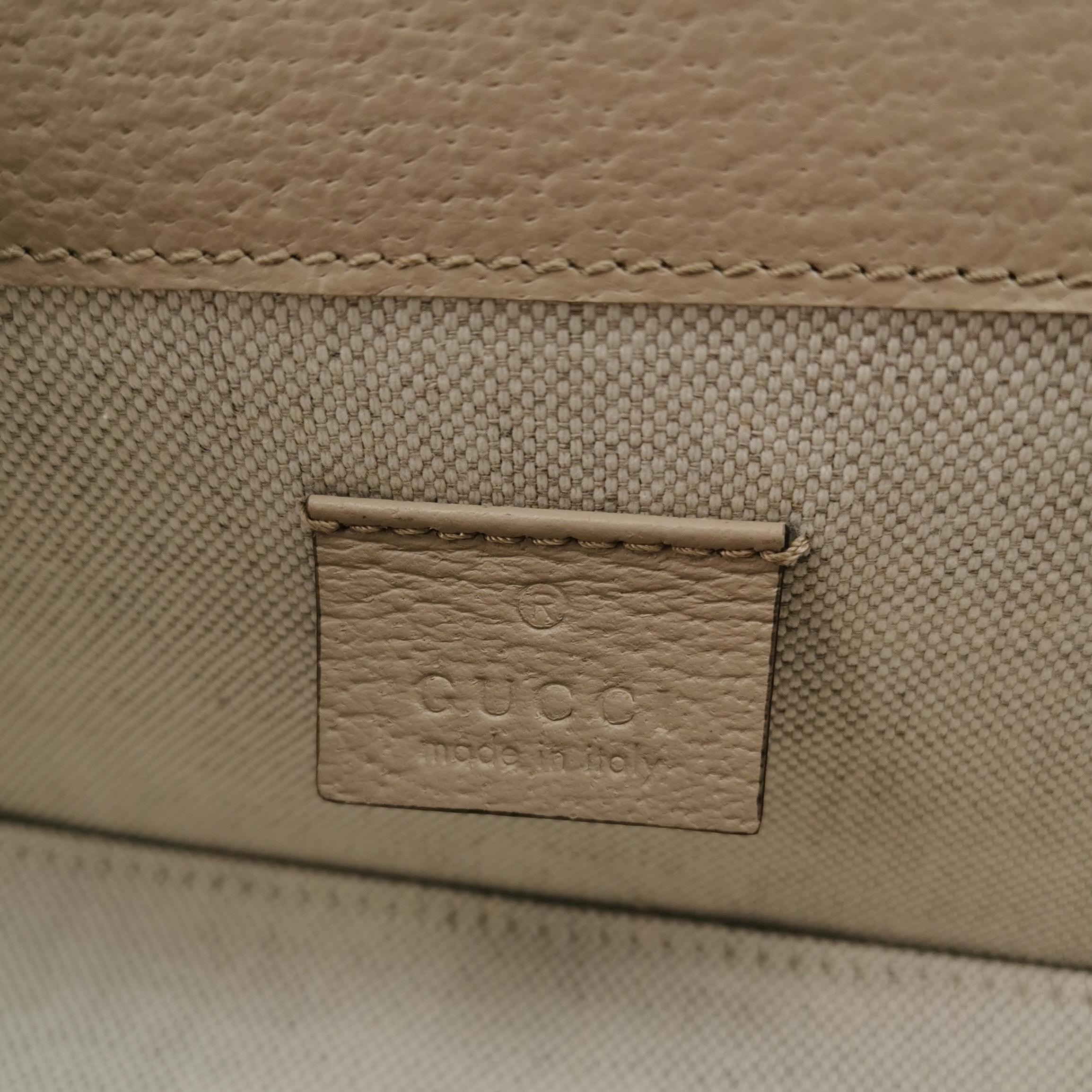 Gucci Horsebit 1955 Flap Crossbody Bag GG Coated Canvas Mini — photo 8 of 15