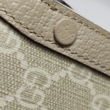 Gucci Horsebit 1955 Flap Crossbody Bag GG Coated Canvas Mini — thumbnail 15