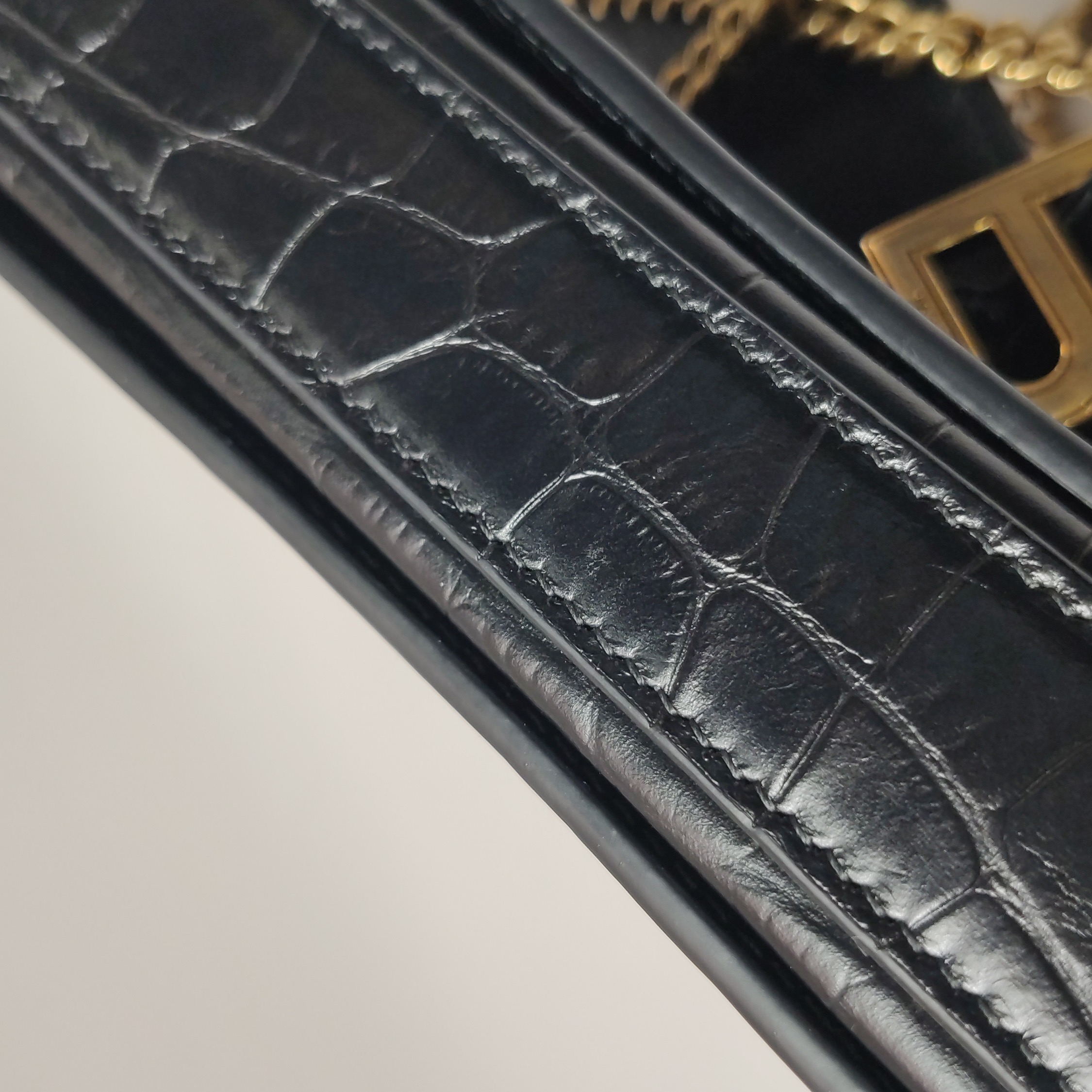 Balenciaga Crush Chain Flap Bag Leather Small