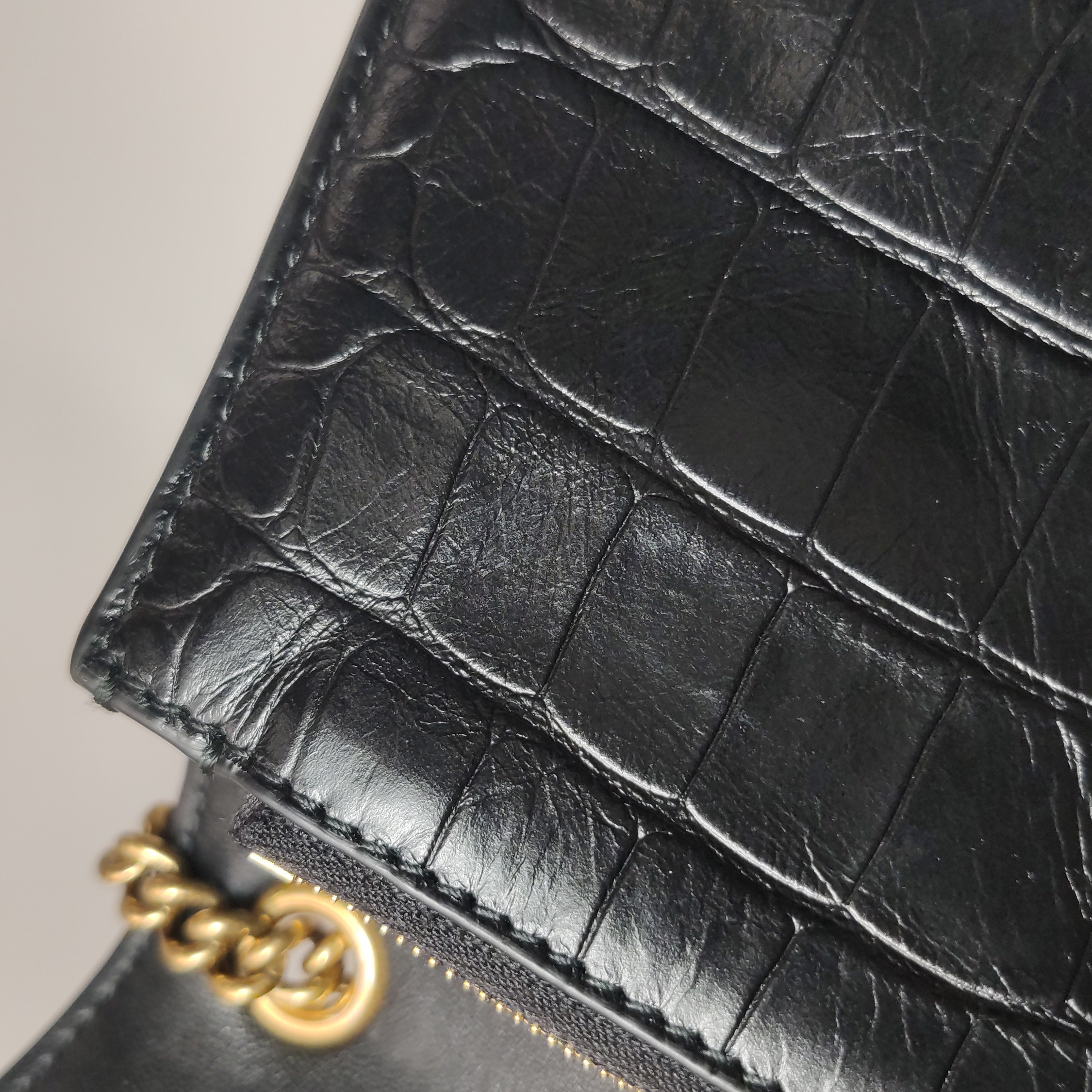 Balenciaga Crush Chain Flap Bag Leather Small