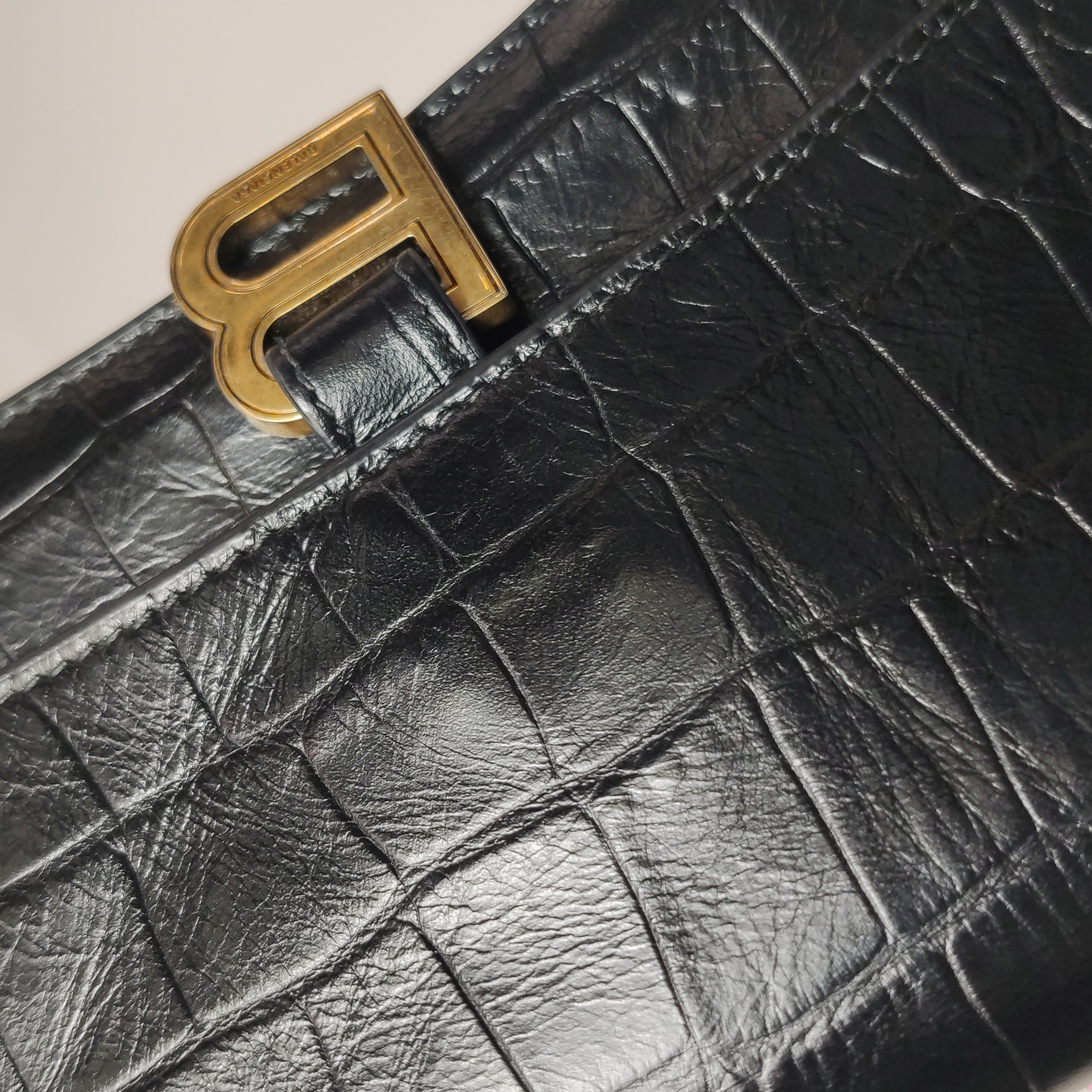 Balenciaga Crush Chain Flap Bag Leather Small