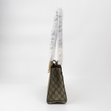 Gucci Padlock Chain Tote GG Coated Canvas with Leather Medium — thumbnail 3