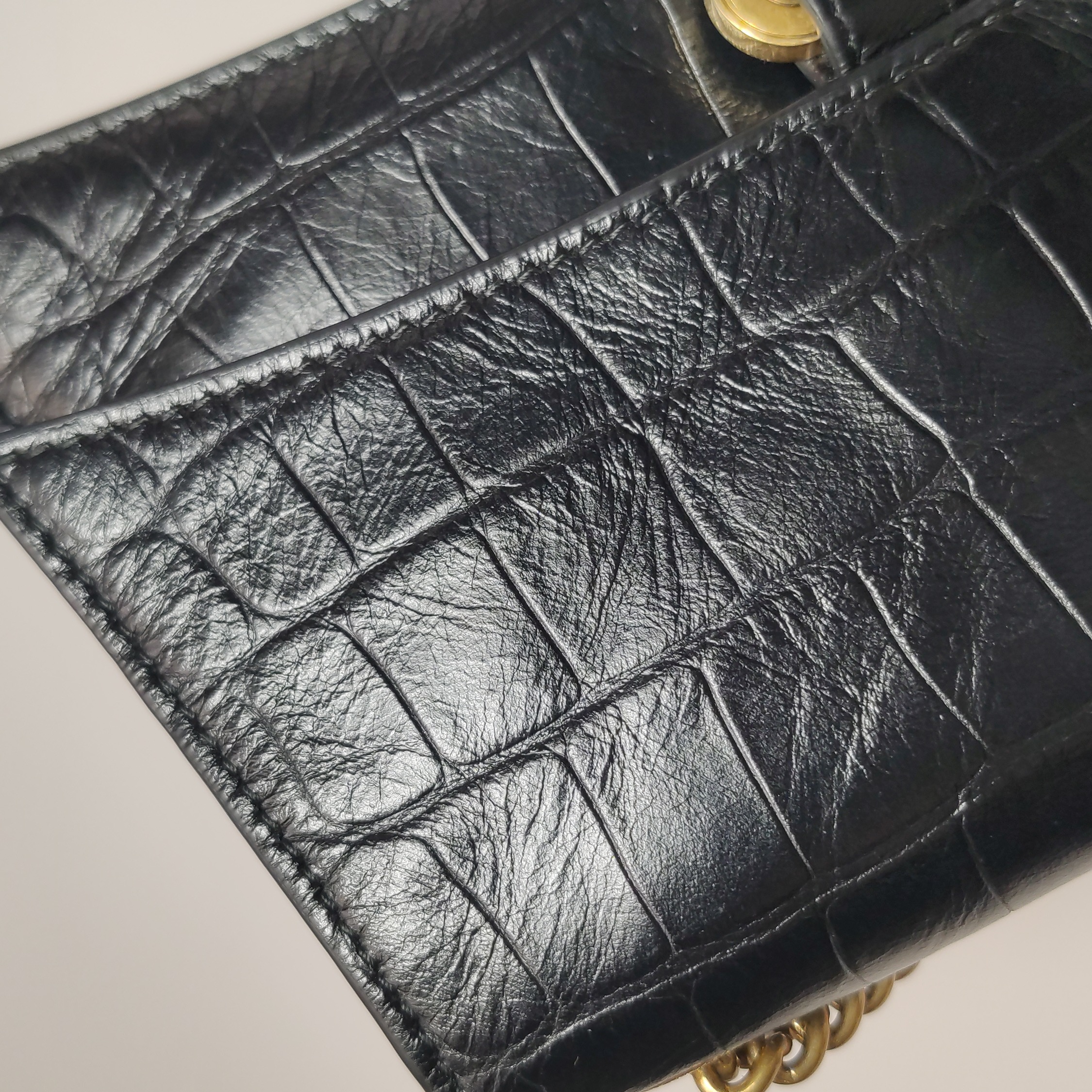 Balenciaga Crush Chain Flap Bag Leather Small
