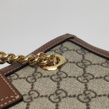 Gucci Padlock Chain Tote GG Coated Canvas with Leather Medium — thumbnail 12