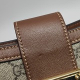 Gucci Padlock Chain Tote GG Coated Canvas with Leather Medium — thumbnail 19