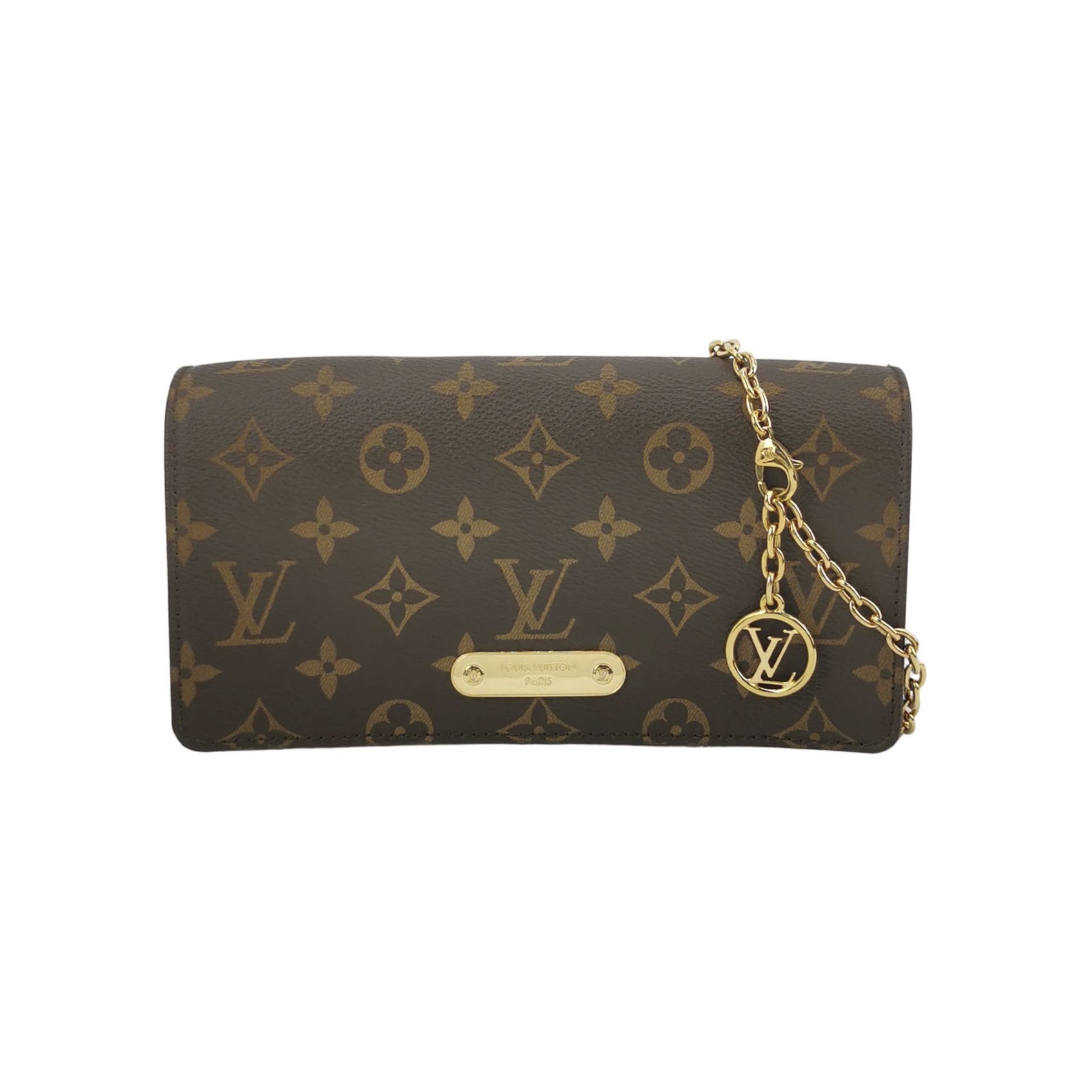 Louis Vuitton(LV) Lily Wallet on Chain Monogram Canvas — photo 1 of 18